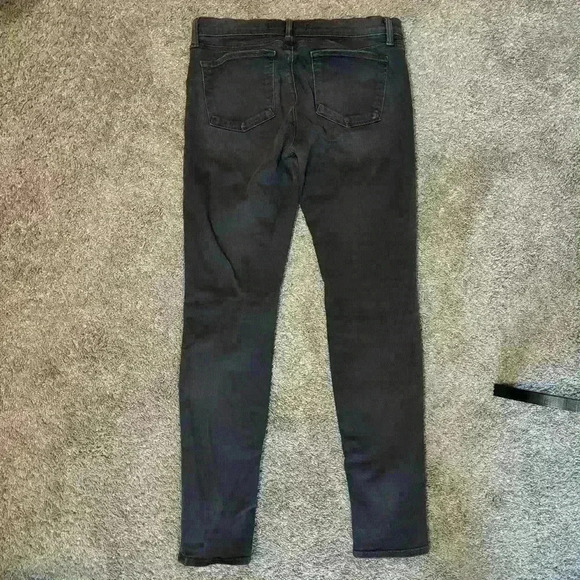J Brand 620 Mid Rise Super Skinny Jeans, Dare Washed Black Size 29 - Picture 2 of 9